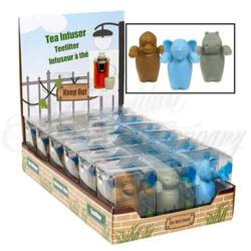 ZOOPY Animal Tea Infusers - Elephant, Hippo & Gorilla